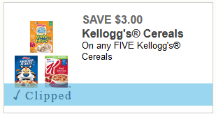 Do Kellogg's boxes have a code on the box?